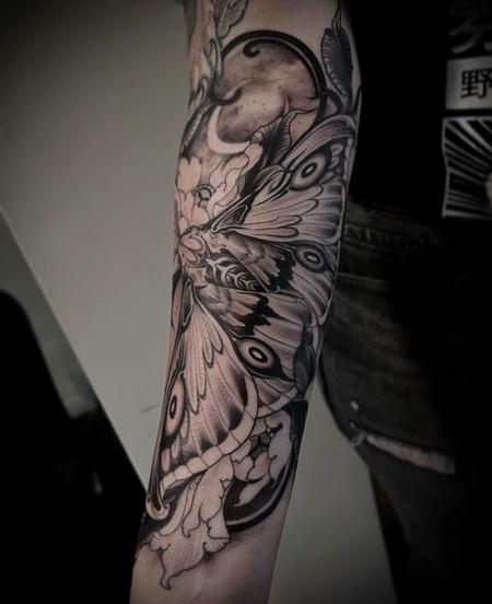 Tattoos - Billy Williams Luna Moth - 145235